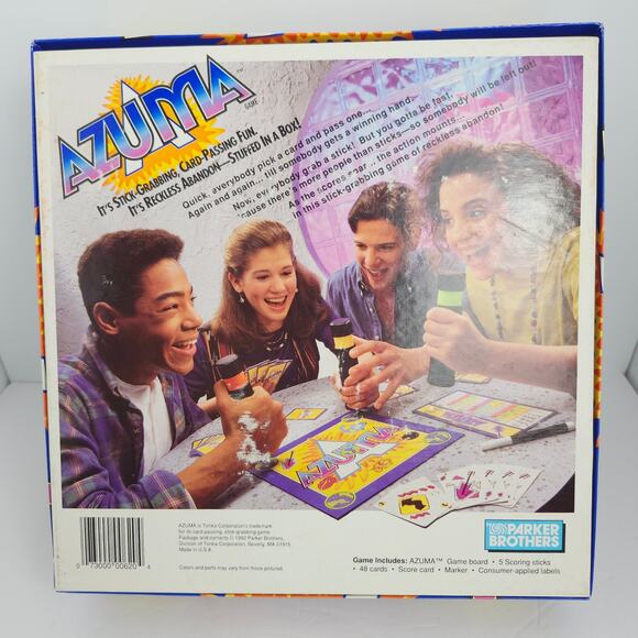 Azuma The Game Of Reckless Abandon Board Game 1992 Parker Brothers Vintage - Picture 2 of 12